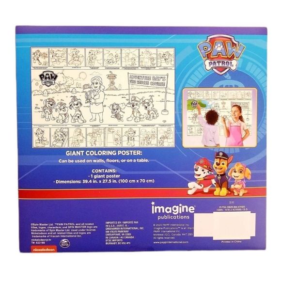 PAW PATROL Fun Kid's Activity Toy Gift Play Basket Color Puzzle Bundle Lot NWT - Picture 3 of 9